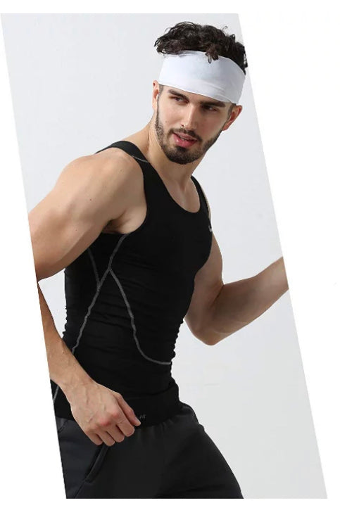 White Sports Headband