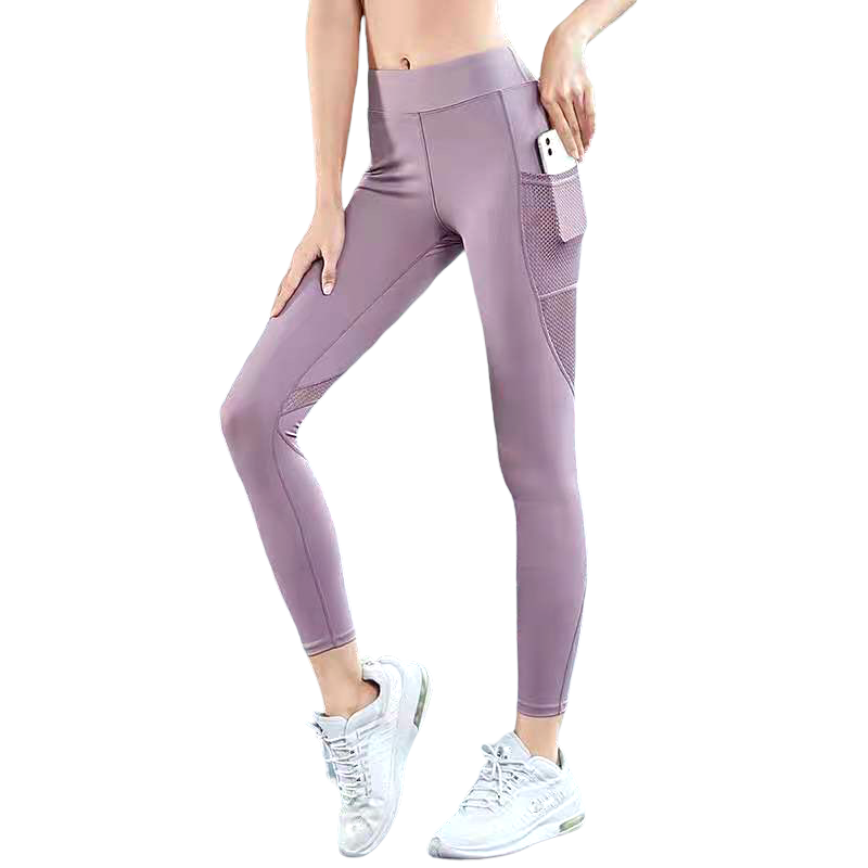 Active Premium - High-Waist Leggings with Pockets - Iris